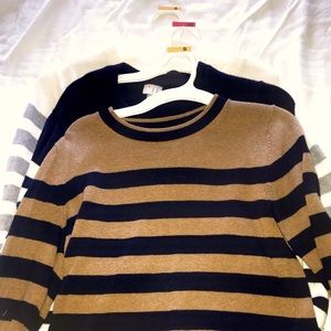 3 striped sweaters! SOLD ‼️
